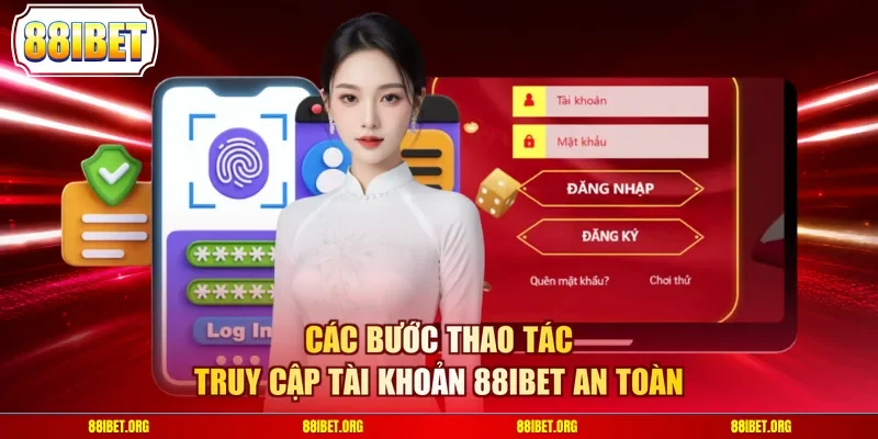 Các bước thao tác truy cập tài khoản 88IBET an toàn